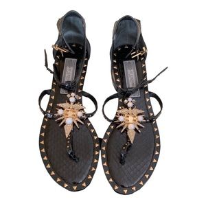 Ivy kirzhner snakeskin sandals
